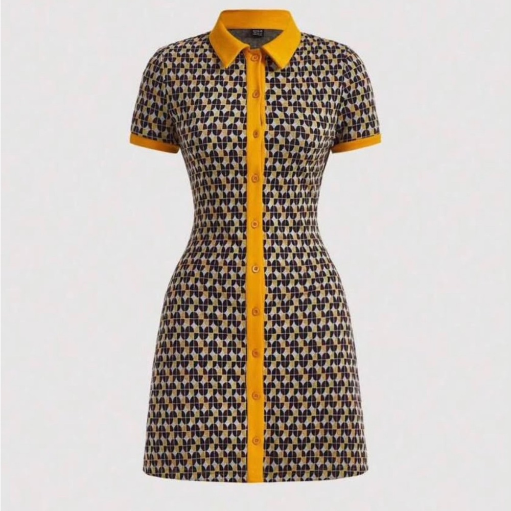 Button Down Retro Dress